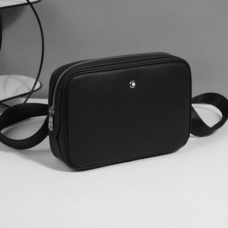 萬寶龍爆款來襲，精緻單肩包 選用由再生聚酯纖維頭層牛皮和棉質紗線制成的面料打造，