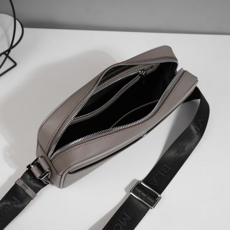 萬寶龍爆款來襲，精緻單肩包 選用由再生聚酯纖維頭層牛皮和棉質紗線制成的面料打造，