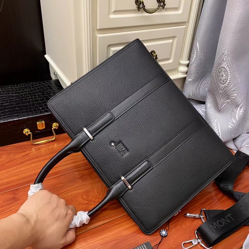 霸氣原單手提包 。萬(wàn)寶龍公文包。型號(hào)：33087-5(黑色)專櫃同步最新款強(qiáng)勢(shì)登