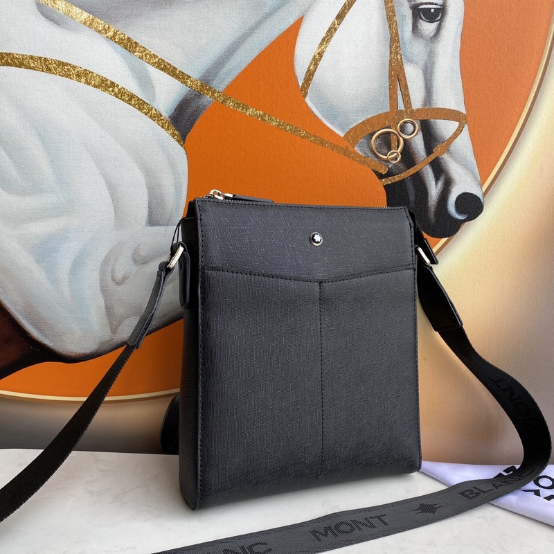 萬寶龍-最新款 男士斜挎手提包 官網(wǎng)同步 原單品質(zhì) 采用大班軟皮粒紋進(jìn)口小牛皮制