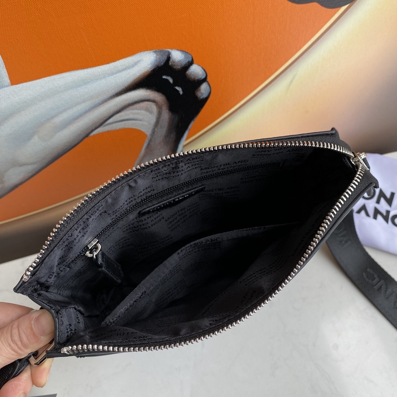 萬寶龍-最新款 男士斜挎手提包 官網(wǎng)同步 原單品質(zhì) 采用大班軟皮粒紋進(jìn)口小牛皮制