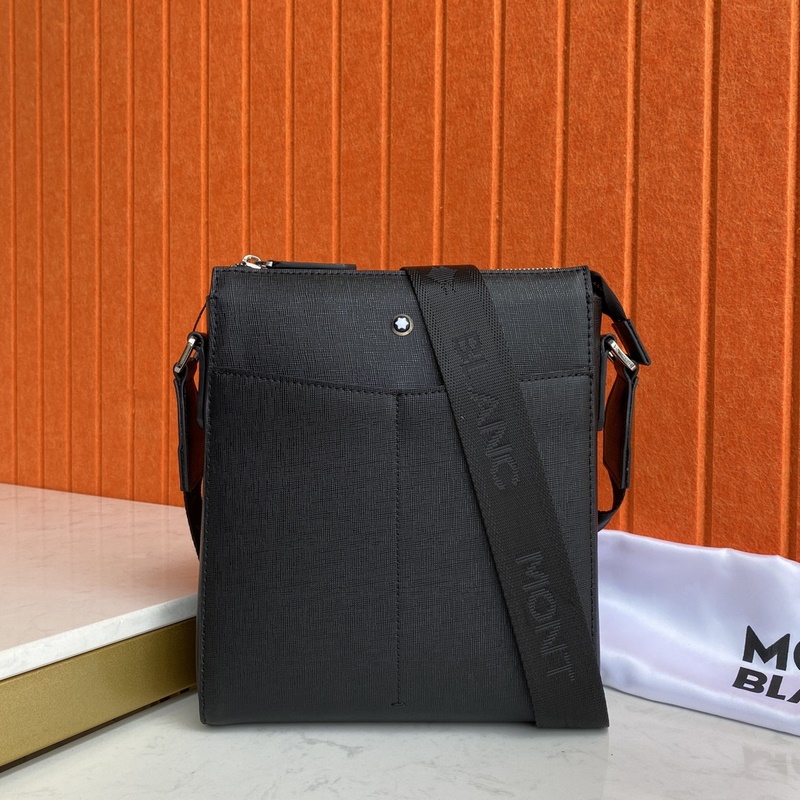 萬寶龍-最新款 男士斜挎手提包 官網同步 原單品質 采用大班軟皮粒紋進口小牛皮制