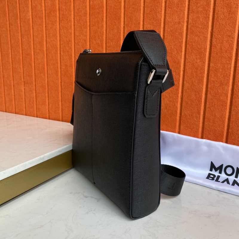 萬寶龍-最新款 男士斜挎手提包 官網同步 原單品質 采用大班軟皮粒紋進口小牛皮制