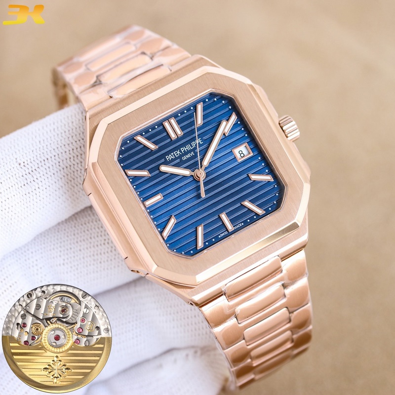 3k副本新品三碼合一重磅推出百達翡麗新系列cubitus 5821腕表 鸚鵡螺。