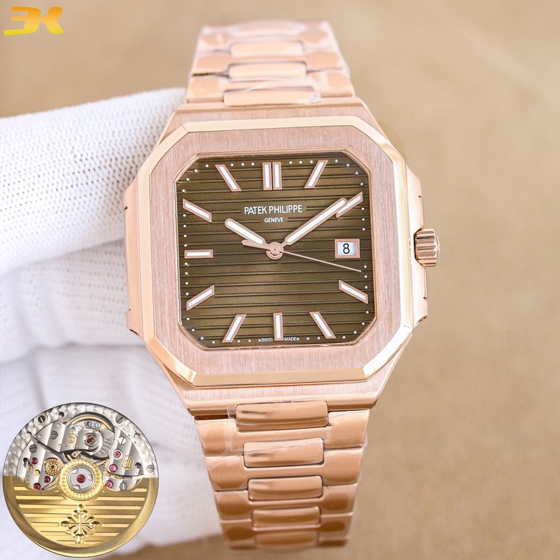 3k副本新品三碼合一重磅推出百達翡麗新系列cubitus 5821腕表 鸚鵡螺。