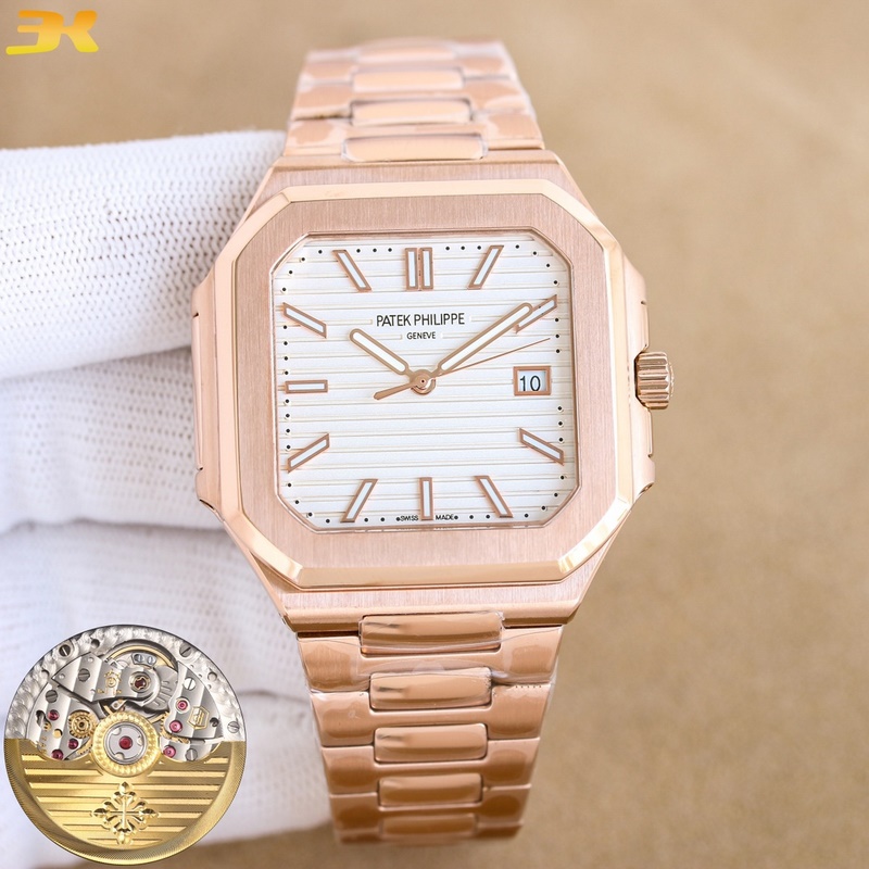 3k副本新品三碼合一重磅推出百達翡麗新系列cubitus 5821腕表 鸚鵡螺。