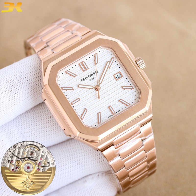 3k副本新品三碼合一重磅推出百達翡麗新系列cubitus 5821腕表 鸚鵡螺。