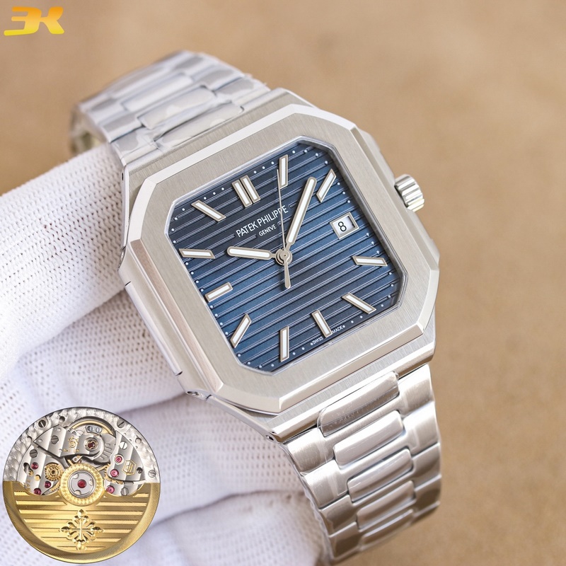 3K副本新品三碼合一重磅推出百達翡麗新系列CUBITUS 5821腕表 鸚鵡螺。