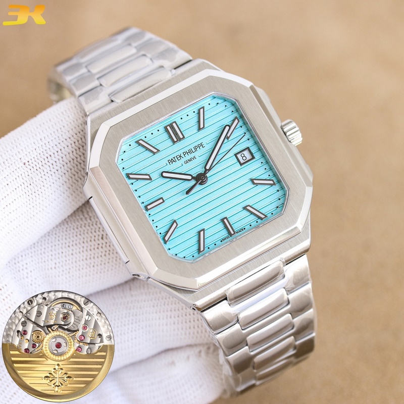 3K副本新品三碼合一重磅推出百達翡麗新系列CUBITUS 5821腕表 鸚鵡螺。