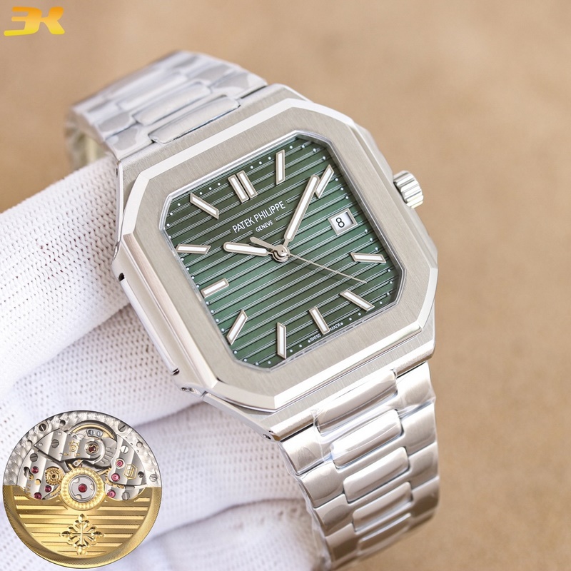 3K副本新品三碼合一重磅推出百達翡麗新系列CUBITUS 5821腕表 鸚鵡螺。