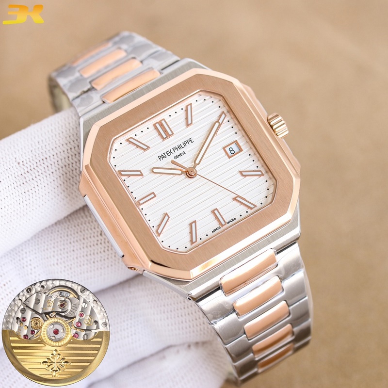 3k副本新品三碼合一重磅推出百達翡麗新系列cubitus 5821腕表 鸚鵡螺。