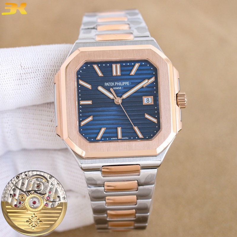 3k副本新品三碼合一重磅推出百達翡麗新系列cubitus 5821腕表 鸚鵡螺。