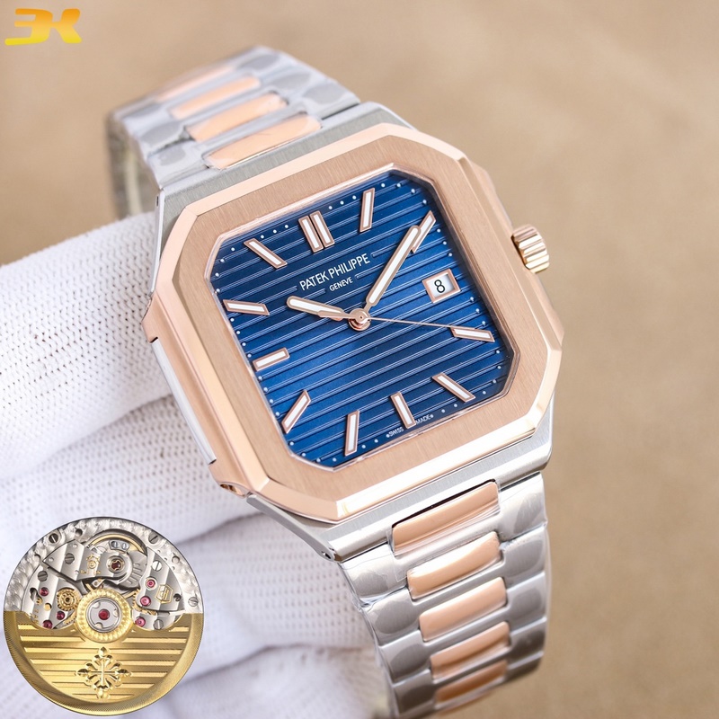 3k副本新品三碼合一重磅推出百達翡麗新系列cubitus 5821腕表 鸚鵡螺。