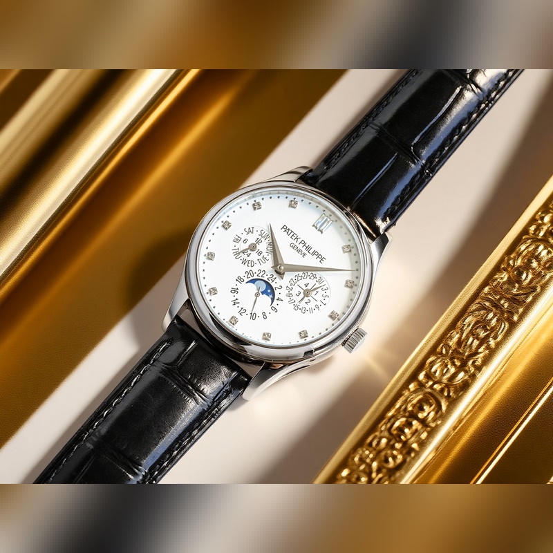 百達翡麗超級複雜功能時計5327、5140系列腕表，萬年曆中最經典的款式。 表徑