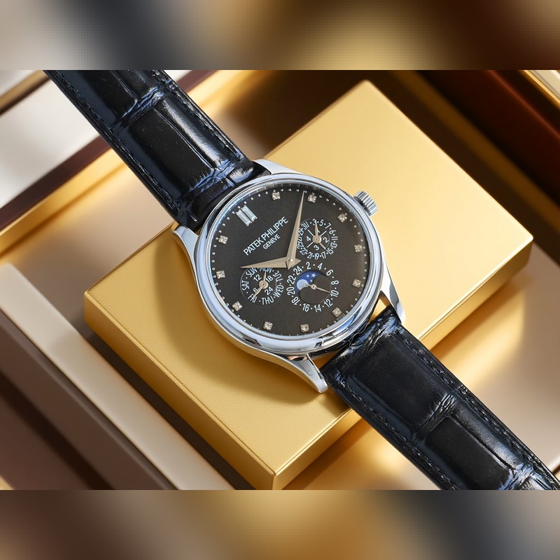 百達翡麗超級複雜功能時計5327、5140系列腕表，萬年曆中最經典的款式。 表徑