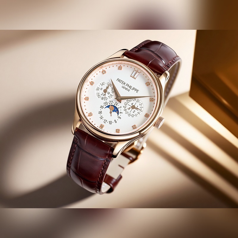 百達翡麗超級複雜功能時計5327、5140系列腕表，萬年曆中最經典的款式。 表徑