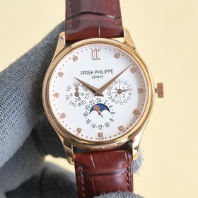 百達翡麗超級複雜功能時計5327、5140系列腕表，萬年曆中最經典的款式。 表徑