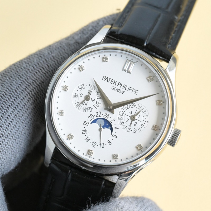 百達翡麗超級複雜功能時計5327、5140系列腕表，萬年曆中最經典的款式。 表徑
