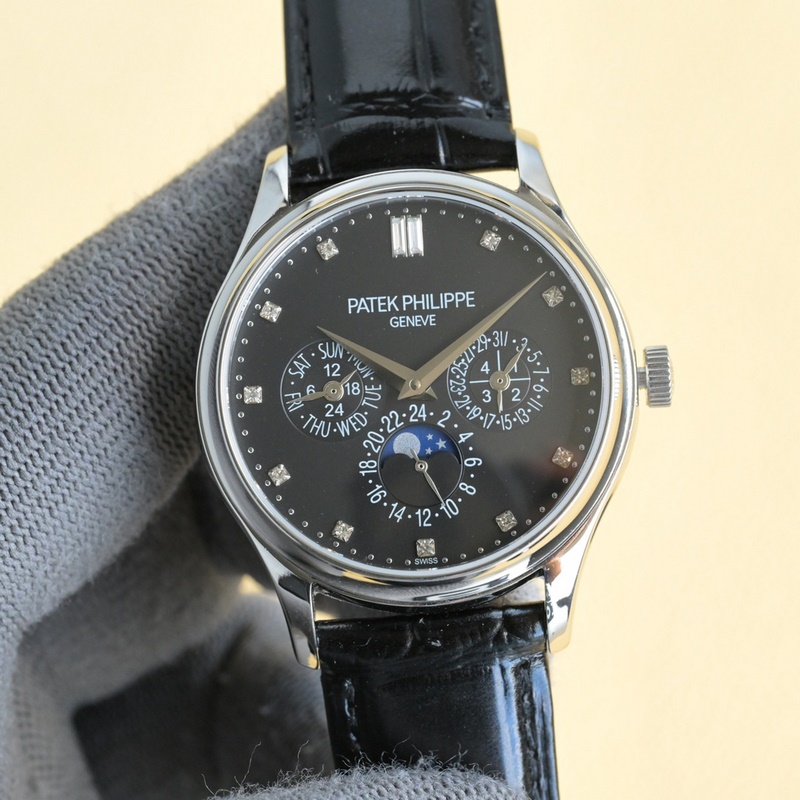 百達翡麗超級複雜功能時計5327、5140系列腕表，萬年曆中最經典的款式。 表徑