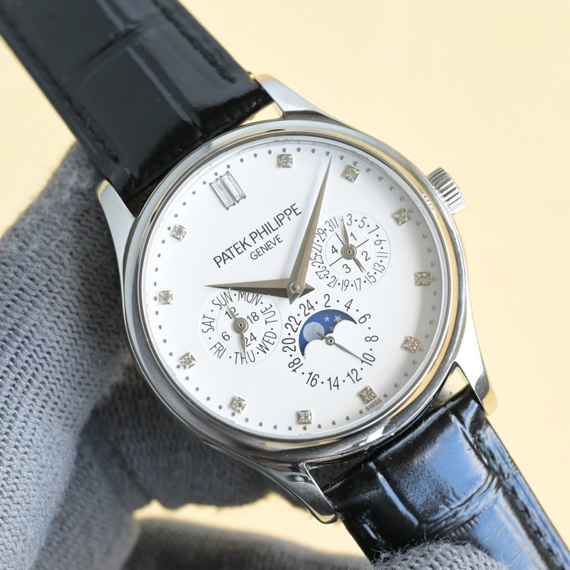 百達翡麗超級複雜功能時計5327、5140系列腕表，萬年曆中最經典的款式。 表徑