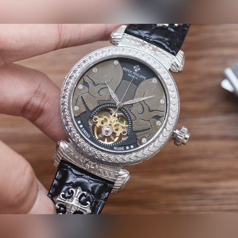 男人摯愛 飛輪腕表 [最新]：百達翡麗 最佳雕花殼設計 獨家首發 [類型]：精品