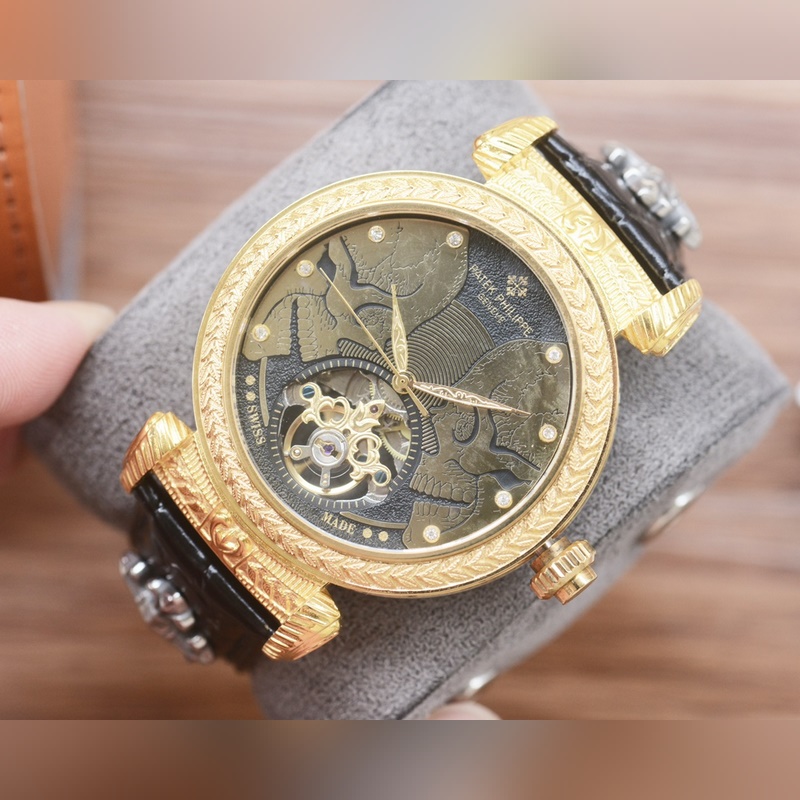 男人摯愛 飛輪腕表 [最新]：百達翡麗 最佳雕花殼設計 獨家首發 [類型]：精品