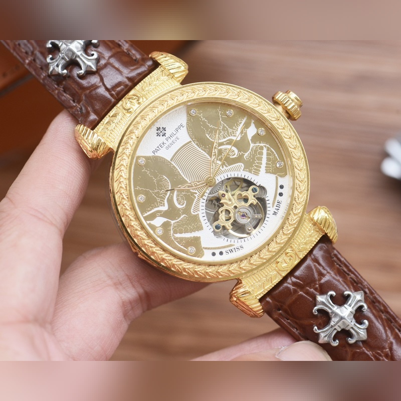 男人摯愛 飛輪腕表 [最新]：百達翡麗 最佳雕花殼設計 獨家首發 [類型]：精品