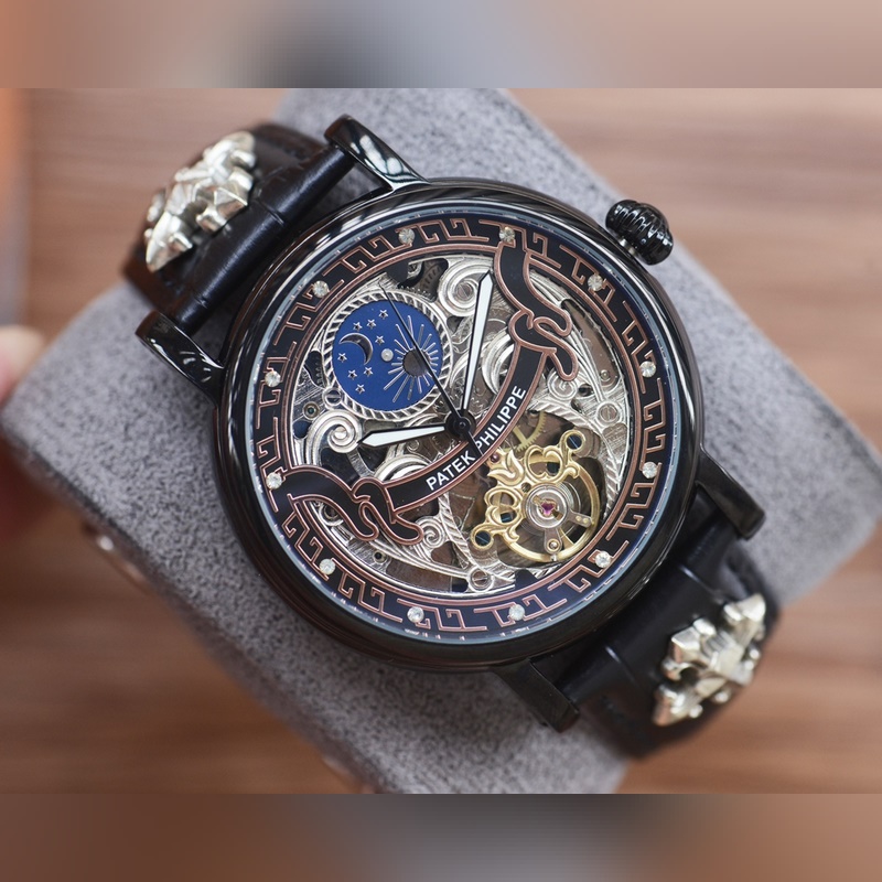 男人摯愛 鏤空腕表 [最新]：百達翡麗 最佳設計 獨家首發 [類型]：精品男士腕