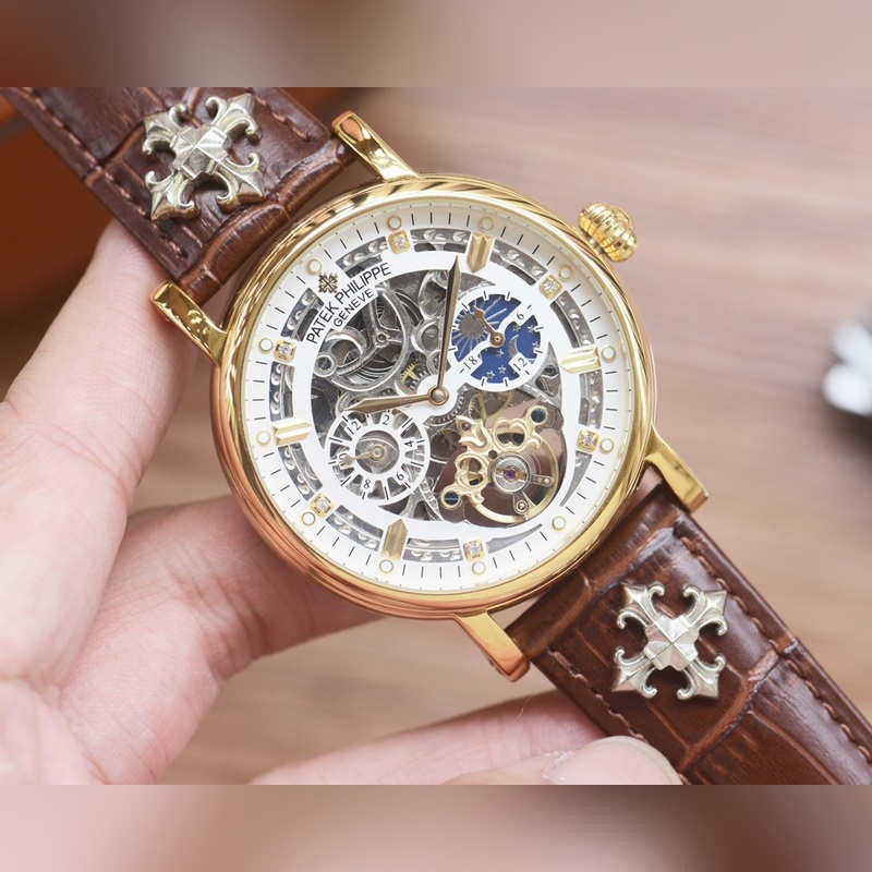 男人摯愛 鏤空腕表 [最新]：百達翡麗 最佳設計 獨家首發 [類型]：精品男士腕