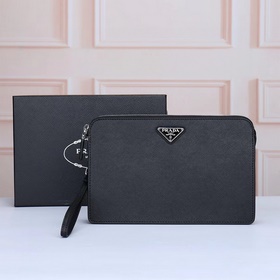 PRADA-普拉達最新款手包 官網(wǎng)同步 采用進口小牛皮制作 Saffano皮革材