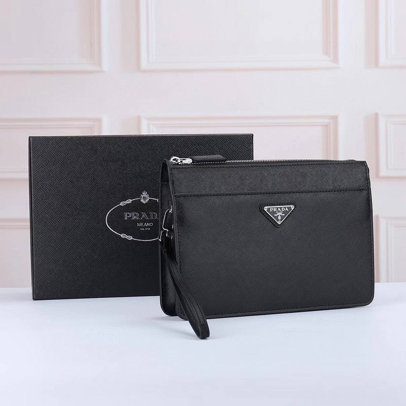 PRADA-普拉達最新款手包 官網同步 采用進口小牛皮制作 Saffano皮革材