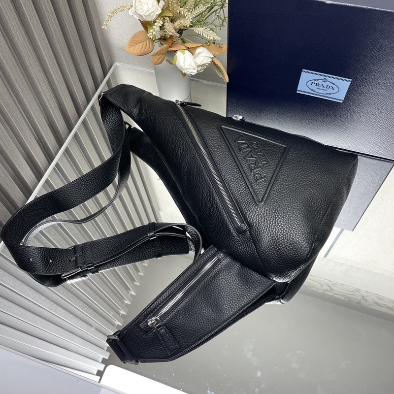 [頂級原單] 新款胸包 2VZ092荔枝紋全皮 2026秋冬男士胸包采用柔軟小牛