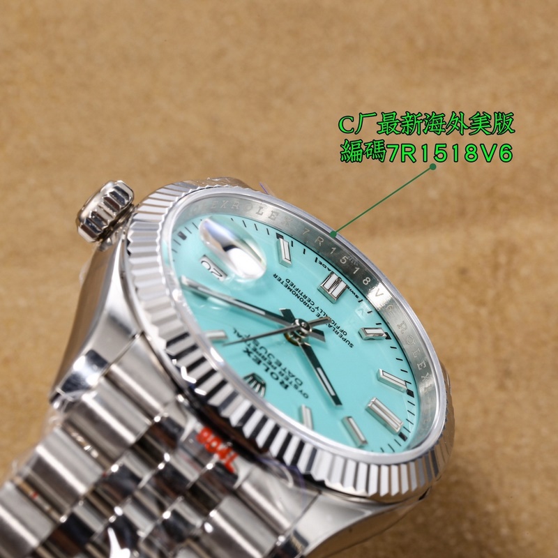 女款_Clean廠 新款 ：36mm 蒂芙尼藍型號日志型到貨 最新海外限量版 全新最新