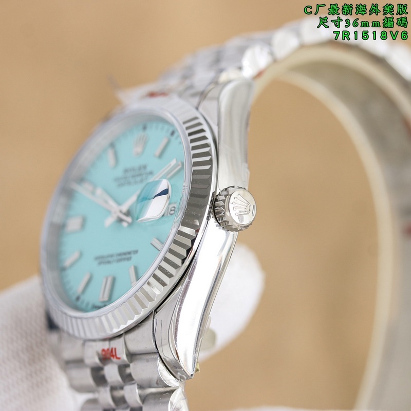 女款_Clean廠 新款 ：36mm 蒂芙尼藍型號日志型到貨 最新海外限量版 全新最新