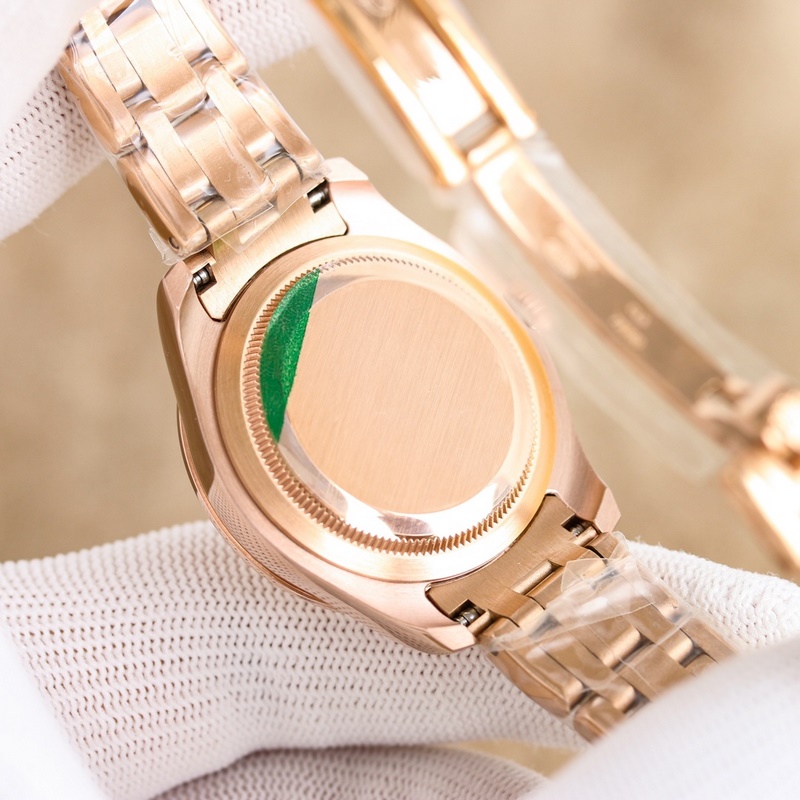 女款_勞力士-34毫米 鑲鑽表盤PEARLMASTER系列 ①：女裝珍珠淑女型采用90