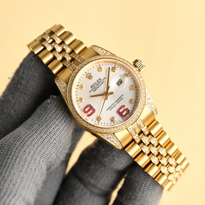 女款_2026勞力士日志系列 女表優雅上市 ①：女裝日志型采用904L不鏽鋼來鍛造不鏽