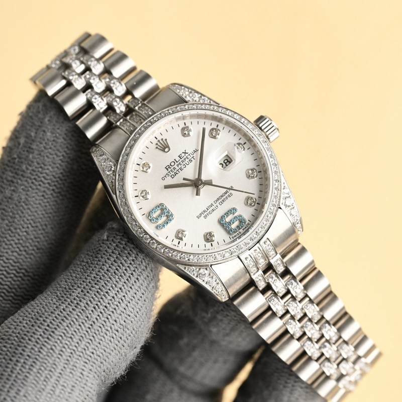 女款_2026勞力士日志系列 女表優(yōu)雅上市 ①：女裝日志型采用904L不鏽鋼來鍛造不鏽