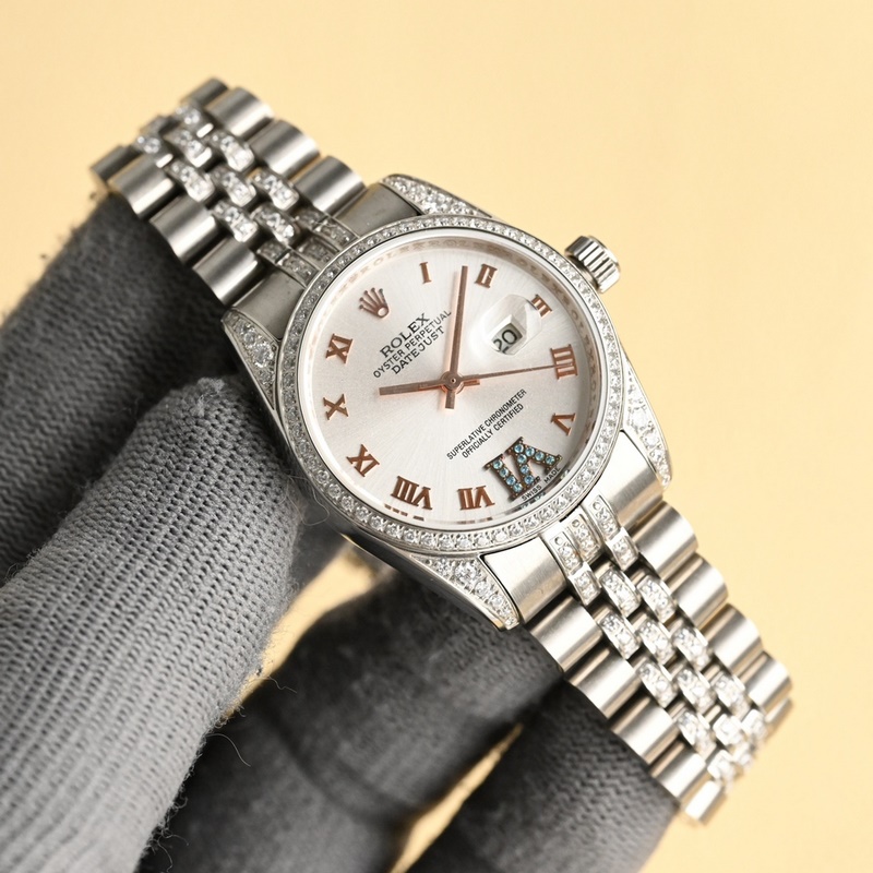 女款_2026勞力士日志系列 女表優(yōu)雅上市 ①：女裝日志型采用904L不鏽鋼來鍛造不鏽