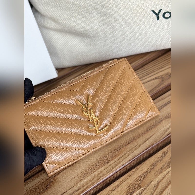 YSL卡包 SAINT LAURENT球紋牛皮 卡包！史上最好看的卡包之一 非常