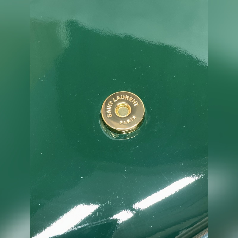 聖羅蘭YSL經(jīng)典無流蘇手包 進(jìn)口鏡面漆皮 市場頂級貨 尺寸：27x12.5x5c