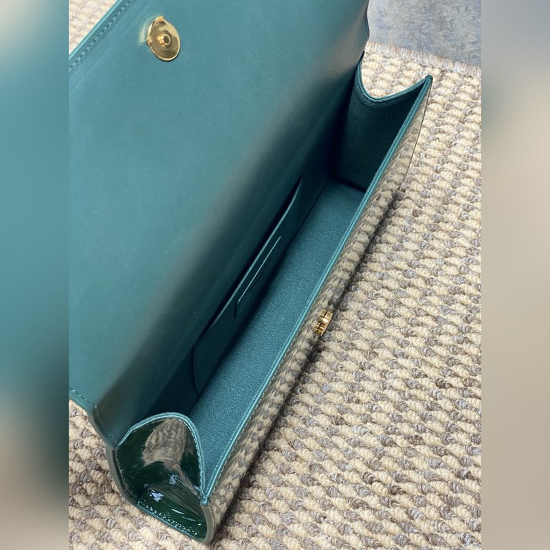 聖羅蘭YSL經(jīng)典無流蘇手包 進(jìn)口鏡面漆皮 市場頂級貨 尺寸：27x12.5x5c