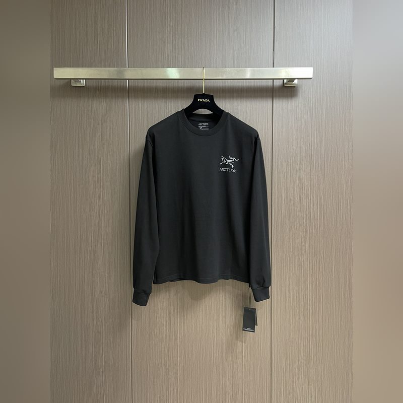 Arcteryx 始祖鳥戶外登山長袖T恤 原版定制客供面料，進口機器4針6線做法