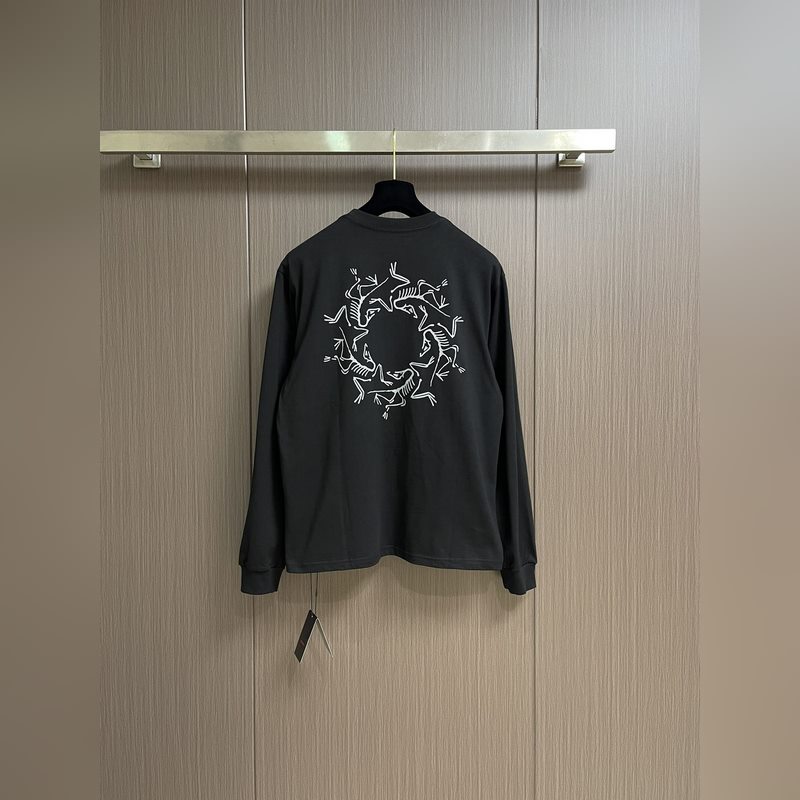 Arcteryx 始祖鳥戶外登山長袖T恤 原版定制客供面料，進口機器4針6線做法