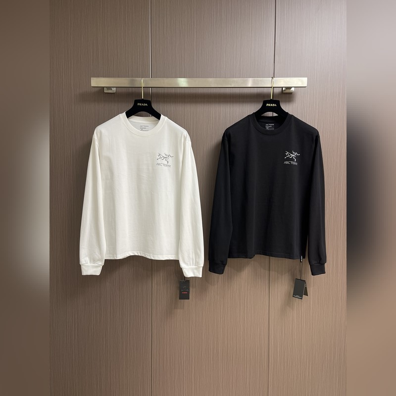 Arcteryx 始祖鳥戶外登山長袖T恤 原版定制客供面料，進口機器4針6線做法