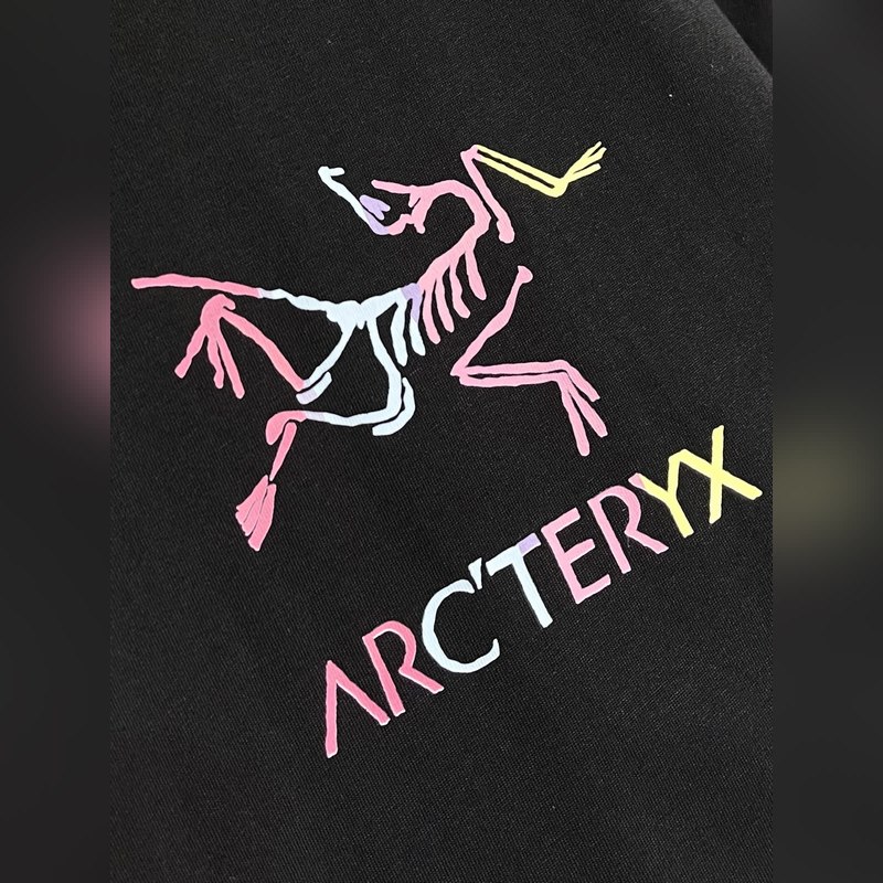 整套ARCTERYX 始祖鳥2026ss新款圓領T恤短褲套裝，經(jīng)典logo標識印