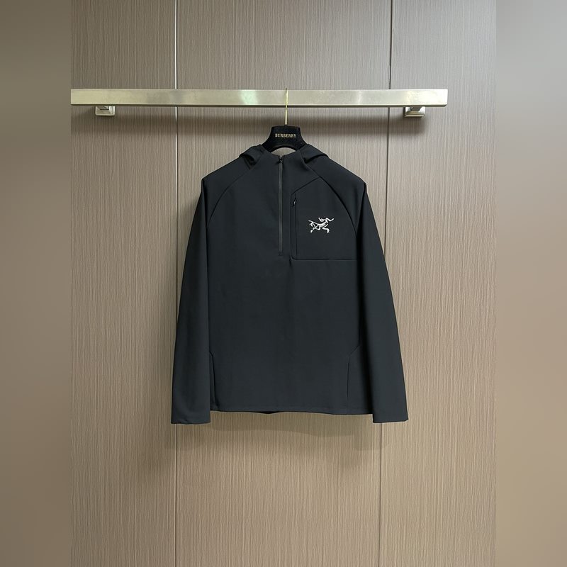 ARCTERYX 始祖鳥秋季立領(lǐng)衫半拉鍊衛(wèi)衣外套，甄選新疆華棉面料 手感軟糯細(xì)膩