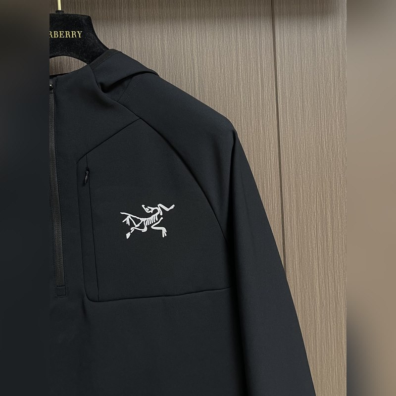 ARCTERYX 始祖鳥秋季立領(lǐng)衫半拉鍊衛(wèi)衣外套，甄選新疆華棉面料 手感軟糯細(xì)膩