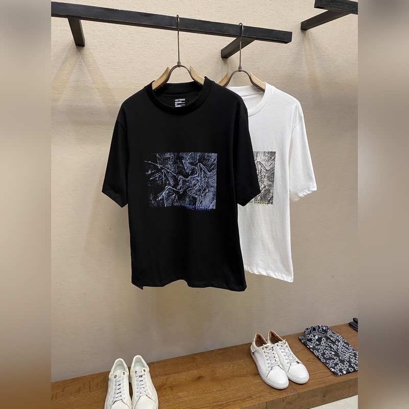 Arctery，2026新款 官網同步 塗鴉直噴，男女同款 短袖t恤 定制120