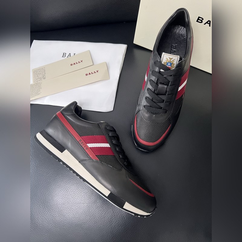 BALLY 頂級代購IT 巴利 經典配色專櫃同步，鞋面意大利進口牛皮面料，進口水