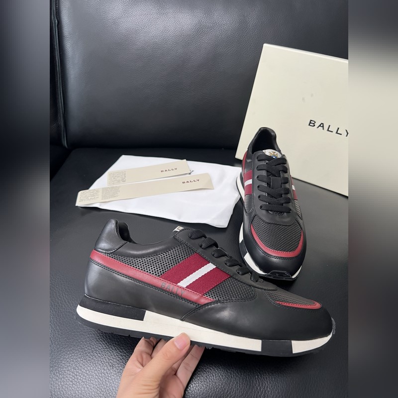 BALLY 頂級代購IT 巴利 經典配色專櫃同步，鞋面意大利進口牛皮面料，進口水